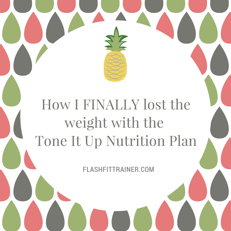 weight loss before after tone it up nutrition plan