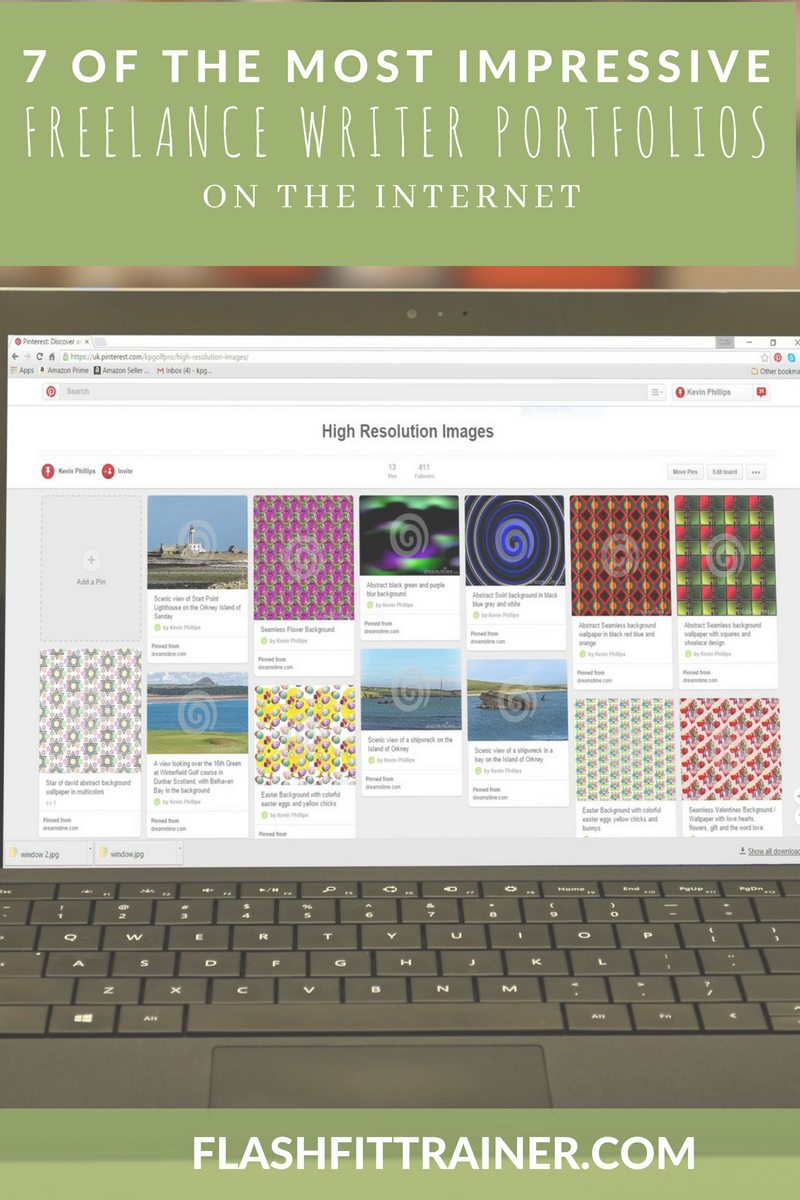 7 Of The Most Impressive Freelance Writer Portfolio Examples On The Internet Flashfit Trainer